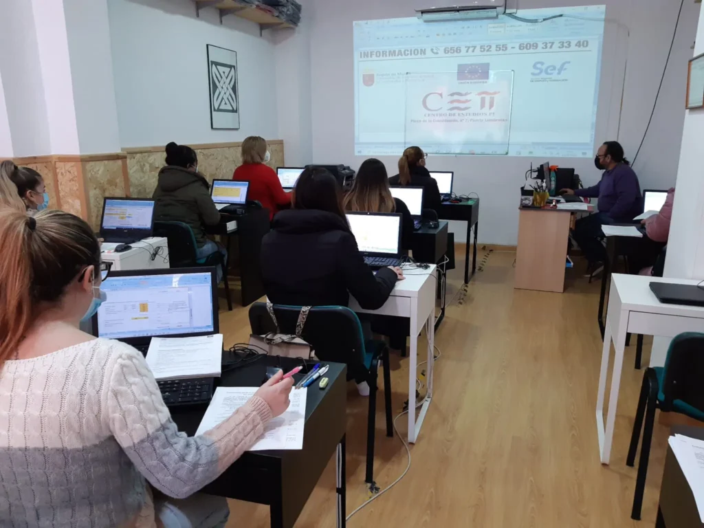 aula por dentro